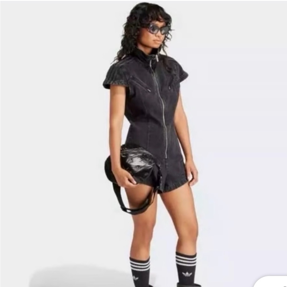 adidas Originals Montreal Denim Playsuit Romper